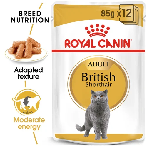 British Shorthair Narrow Chunks In Gravy 12X85g