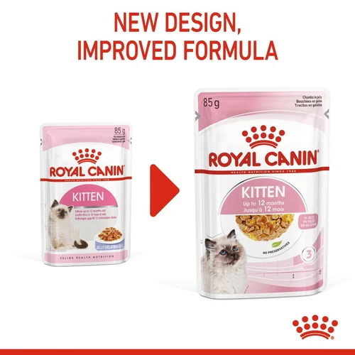 Kitten Chunks In Jelly 12 X 85g